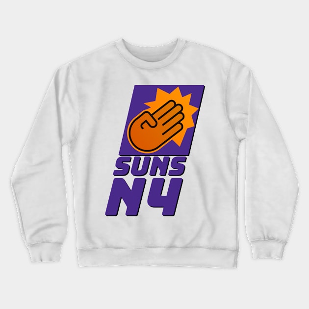 Suns In Four Crewneck Sweatshirt by halfzero